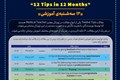 12 سه شنبه ی آموزشی(  12Tips in 12 Months)